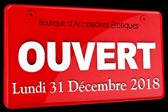 Joyeuse St Sylvestre 2018 avec votre Love et Sex Shop 77 Tentations Coquines